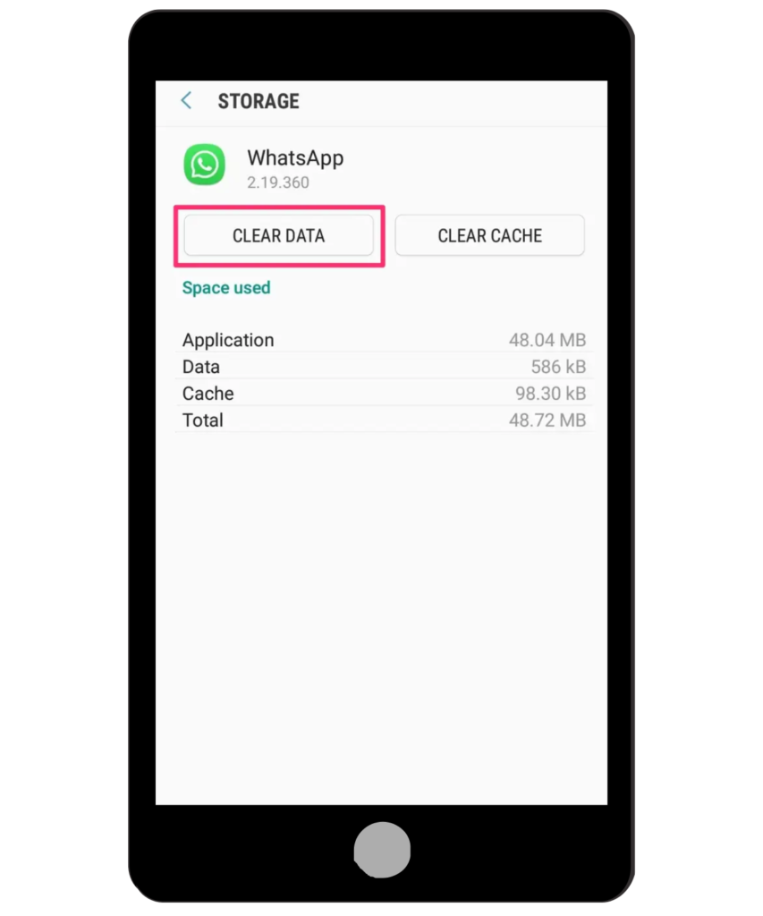 steps to log out of WhatsApp on an Android phone