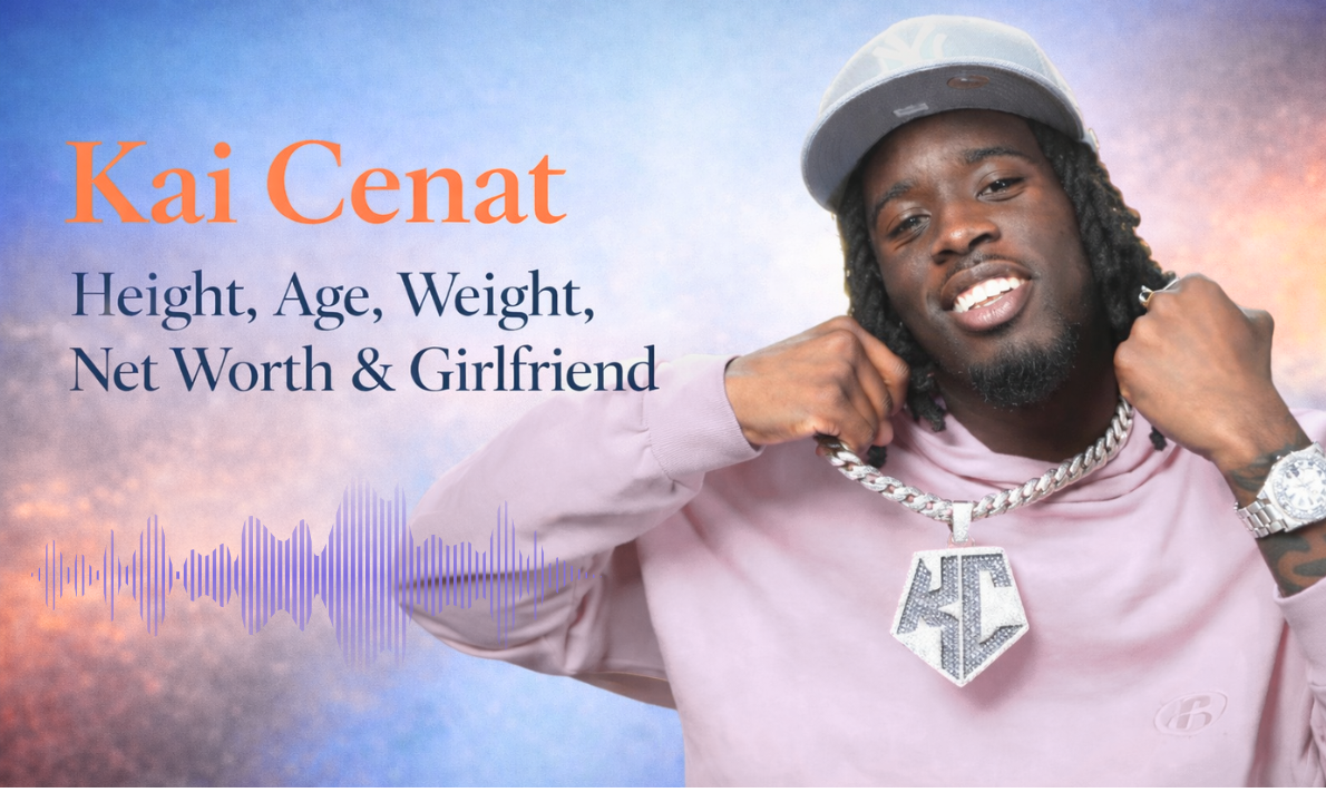 Feature image of Kai Cenat posing with diamond chain, used for article discussing Kai Cenat height , age, weight, net worth, and girlfriend.