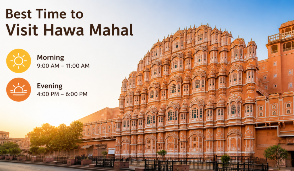Best Time to Visit Hawa Mahal